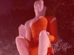 लखनऊ यूनिवर्सिटी में भगवान बुद्ध की मूर्ति पर चढ़ाया भगवा रंग, शिक्षकों ने जताई नाराजगी