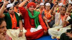 PHOTO: आरक्षणाच्या मागणीसाठी लिंगायत पंचमसाली समाजाची कर्नाटक विधानसौधवर धडक, लाखोंचा सहभाग