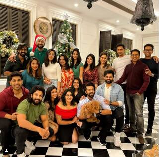 Ram Charan Christmas: રામ ચરણ અને પત્ની ઉપાસનાએ આપી શાનદાર ક્રિસમસ પાર્ટી, સાઉથના સ્ટાર્સ એક જ ફ્રેમમાં કેદ