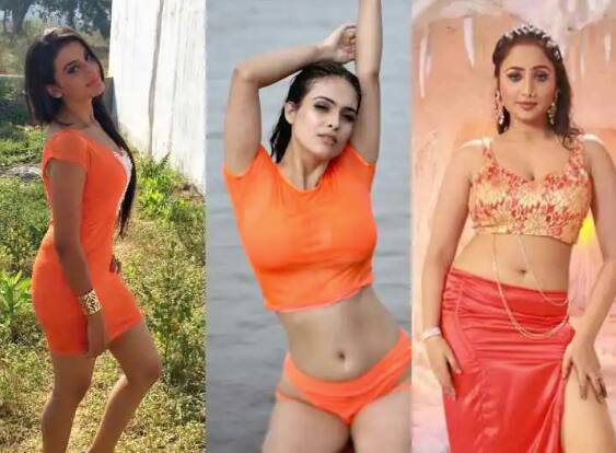 Bhojpuri Actress:: 'ਬੇਸ਼ਰਮ ਰੰਗ' ਗੀਤ 'ਚ ਦੀਪਿਕਾ ਪਾਦੂਕੋਣ ਦੀ ਭਗਵੇਂ ਰੰਗ ਦੀ ਬਿਕਨੀ ਨੇ ਖੂਬ ਹੰਗਾਮਾ ਕੀਤਾ ਸੀ। ਇਸ ਤੋਂ ਬਾਅਦ ਭੋਜਪੁਰੀ ਅਦਾਕਾਰਾ ਦੀਆਂ ਭਗਵੇਂ ਰੰਗ ਦੀਆਂ ਤਸਵੀਰਾਂ ਵੀ ਸੋਸ਼ਲ ਮੀਡੀਆ 'ਤੇ ਵਾਇਰਲ ਹੋ ਰਹੀਆਂ ਹਨ।