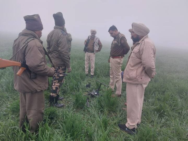 BSF shot down Pakistani drone on punjab border in Ferozepur Sector BSF Shot Down Pakistani Drone: पंजाब की सीमा पर 'ना-पाक' हरकत नाकाम, बीएसएफ ने मार गिराया पाकिस्तानी ड्रोन