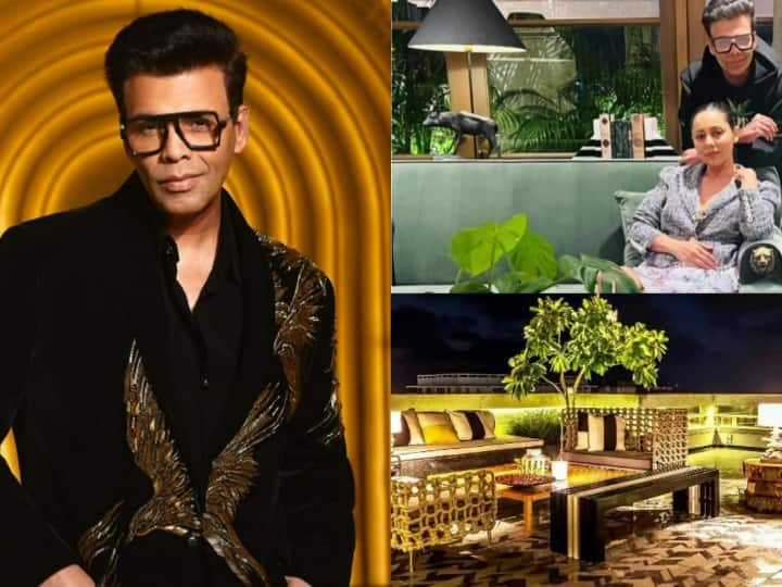 Karan Johar House: बॉलीवुड एक्टर शाहरुख खान की पत्नी और फेमस इंटीरियर डिजाइनर गौरी खान ने हाल ही में फिल्ममेकर करण जौहर का घर रिनोवेट किया है. देखिए इसकी खूबसूरत तस्वीरें.