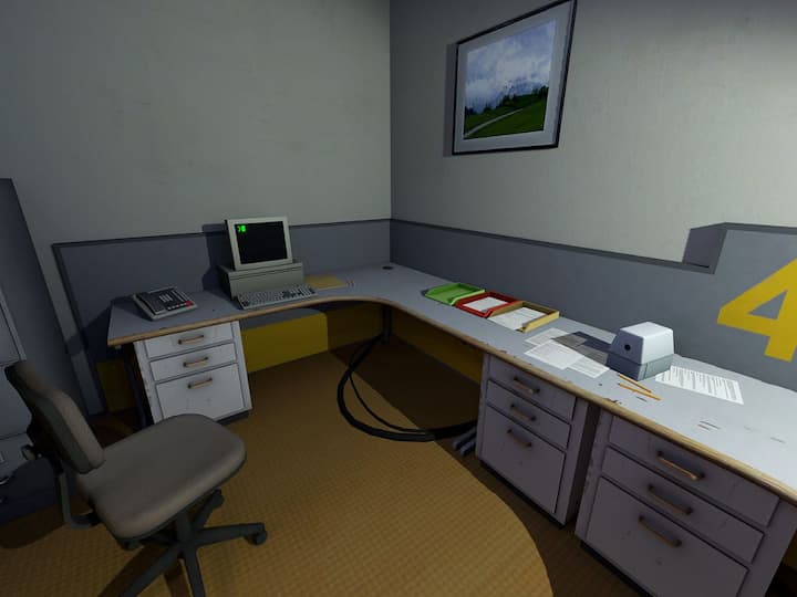 6. The Stanley Parable: Ultra Deluxe - (Platforms: PC, PS4, PS5, Xbox One, Xbox Series X/S, Nintendo Switch) - The Stanley Parable is an experience best enjoyed on a PC screen with headphones on. While the game's first version was released in 2013 on PC, incredible popularity and cult status led to a 2022 re-release, offering console players a chance to experience this wacky adventure. [Image Credit: Crows Crows Crows]