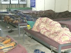 Delhi Shelter Gives Refuge To People As Mercury Dips In National Capital