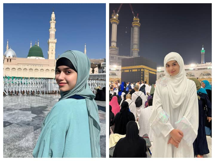 'Khatron Ke Khiladi 12' contestant Jannat Zubair performed her first Umrah with her family in the Holy town of Mecca.