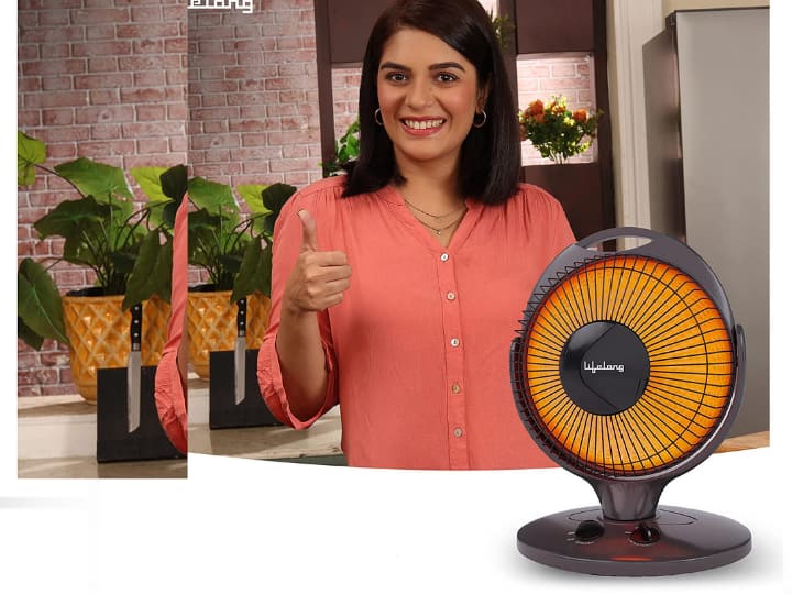Amazon Offer On Sun Heater Safest Room Heater Fan Style Rotating Room Heater Best Room Heater Deal Under 1000 सिर्फ 400 वॉट बिजली कंज्यूम करते हैं ये हीटर और चलने पर धूप की तरह गर्मी भी देते हैं