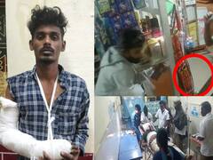 பட்டா கத்தி கும்பலுக்கு ஸ்கெட்ச் போட்ட போலீஸ்! கீழே விழுந்ததில் ரவுடிக்கு மாவு கட்டு..!