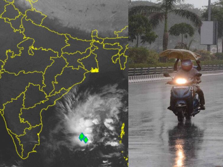 depression over south west Bay of Bengal remains 480 kms east of Nagappattinam ஒரே இடத்தில் நிலை கொண்டிருக்கும் காற்றழுத்த தாழ்வு மண்டலம்... கிறிஸ்துமஸ் நாளில் கனமழை இருக்கு!