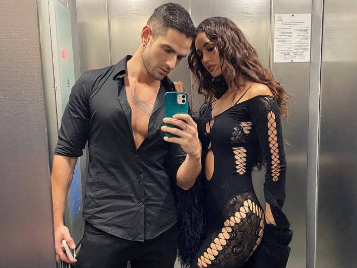 Disha Patani With Boyfriend Aleksandar Alex Pics: बॉलीवुड एक्ट्रेस दिशा पाटनी को अपने रूमर्ड बॉयफ्रेंड एलेक्जेंडर एलेक्स के साथ एक पार्टी में देखा गया.