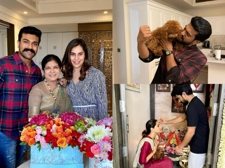 Ram Charan House: साउथ सुपरस्टार राम चरण और उनकी पत्नी उपासना शादी के 10 साल बाद पेरेंट्स बनने वाले हैं. आज हम आपको दोनों के लग्जरी हाउस की झलक दिखाने जा रहे हैं जहां वो अपने बेबी का स्वागत करेंगे.