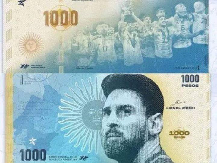 Lionel Messi Photo on Argentina Currency of 1000 peso bill know details Lionel Messi on Argentina Currency: नोट पर छपेगी लियोनल मेसी की फोटो, क्या अर्जेंटीना सच में कर रहा ऐसा काम?