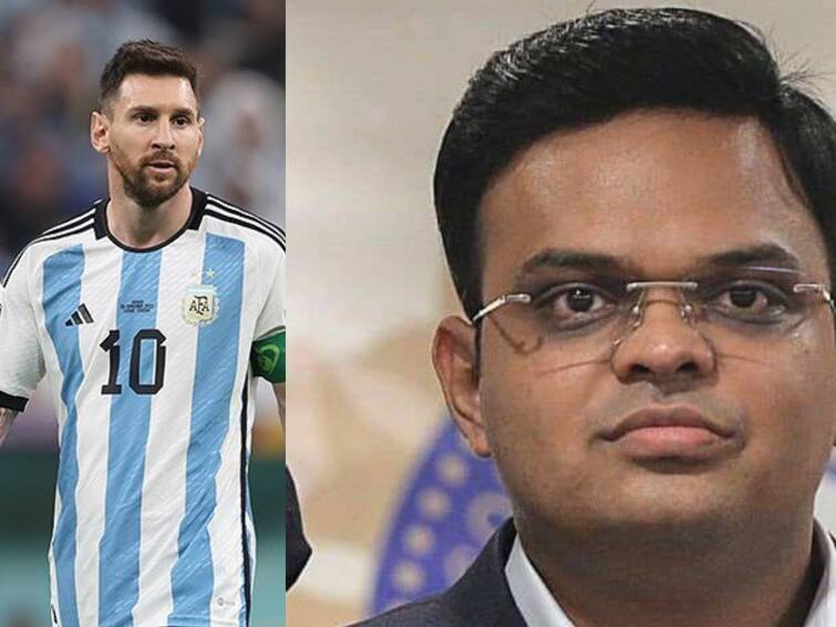 Lionel Messi's unexpected gesture for BCCI and Jay Shah Pragyan Ojha Messi: ஜெய் ஷாவுக்கு கிடைத்த மிகப்பெரிய சர்ப்ரைஸ்.. மெஸ்ஸியிடம் இருந்து கிடைத்த அதிசயம்.. அப்படி என்ன ஸ்பெஷல்?