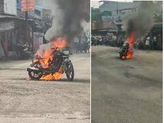 சொந்த பைக்கை பெட்ரோல் ஊற்றி கொளுத்திய சமூக ஆர்வலர் - காரணம் என்ன..?