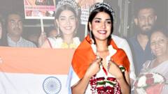 ফুল-মালা, ভারতের পতাকায় সংবর্ধনা, বিমানবন্দরে সরগমকে ঘিরে উচ্ছ্বাস