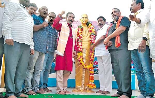 Sai Chand Padayatra: పొట్టి శ్రీరాములుకి భారత రత్న ఇవ్వాలి - నటుడు సాయిచంద్, ముగిసిన పాదయాత్ర