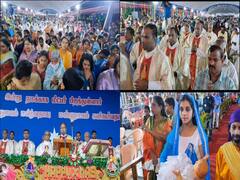 வேளாங்கண்ணி  கிறிஸ்துமஸ் விழா -  பல்லாயிரக்கணக்கானோர் பங்கேற்பு