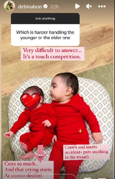 दूसरी डिलीवरी के बाद देबिना बनर्जी को हो रहे एंग्जाइटी इश्यूज, बताया- दोनों बेटियों को एक साथ पालना बहुत मुश्किल