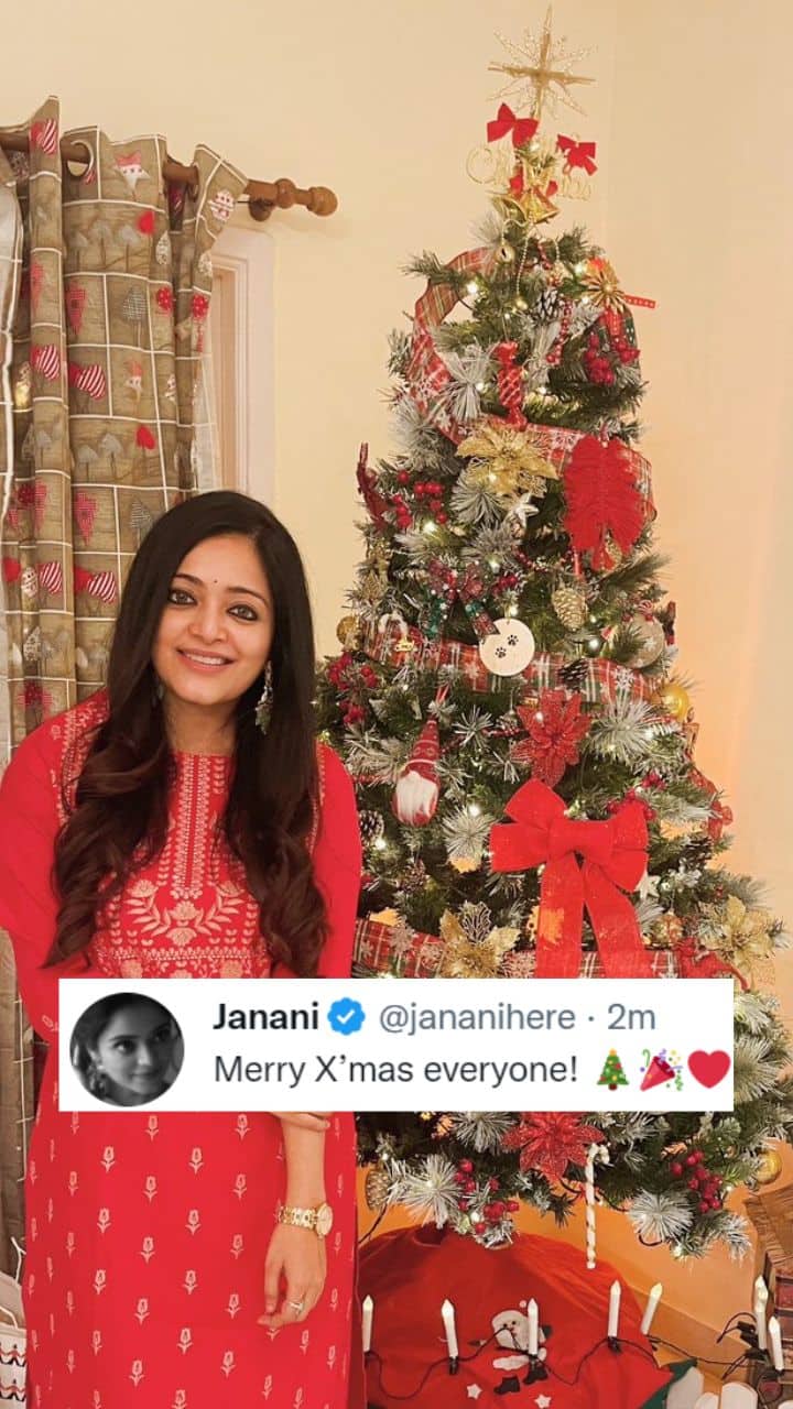 ஜனனி ஐயரின் வாழ்த்து