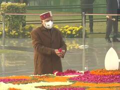 Prez Murmu, PM Modi & More Pay Floral Tributes At 'Sadaiv Atal' On Atal Bihari Vajpayee's Birth Anniversary — PICS