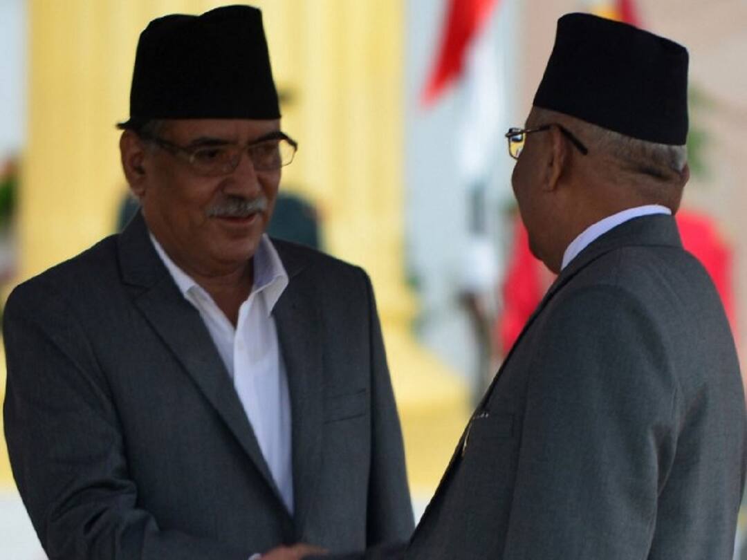 Nepal Maoist Center decides to leave ruling coalition Congress leader Ram Chandra Paudel Pushpa Kamal Dahal KP Sharma Oli Prachanda Nepal: Prachanda Seeks Oli's Support To Become PM As Ruling Alliance Breaks Down, Says Report