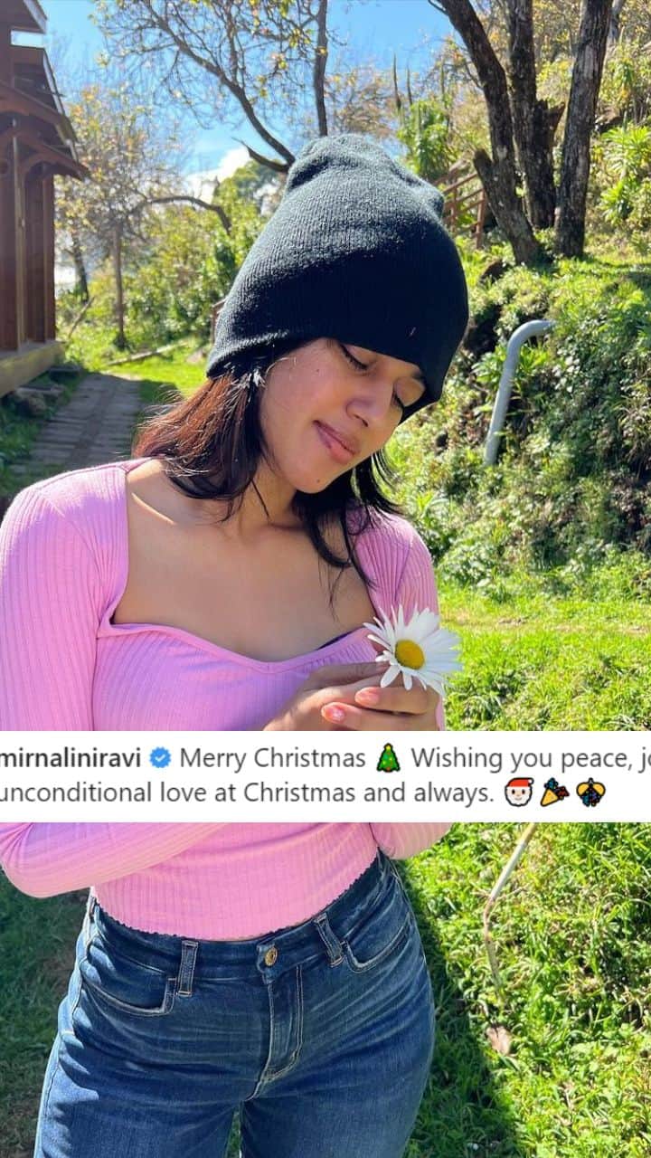 ரசிகர்களுக்கு வாழ்த்து தெரிவித்த மிருனாளினி