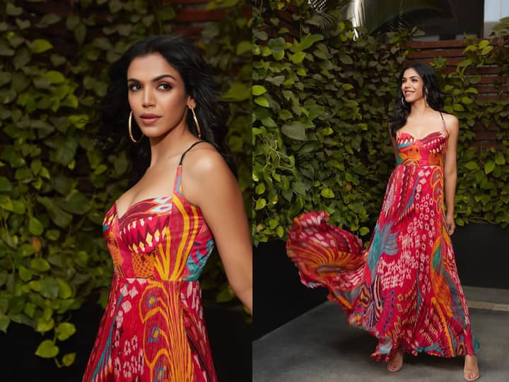 Shriya Pilgaonkar shared a series of pictures in a floral printed dress on her official Instagram handle. Check out pics