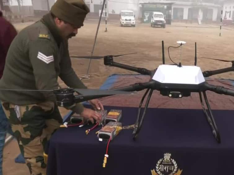 Punjab: BSF Recovers Made-In-China Drone In Border Area In Amritsar, Searches Underway Punjab: BSF Recovers Made-In-China Drone In Border Area In Amritsar, Searches Underway