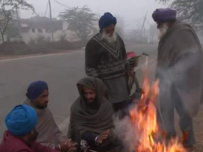 Cold Wave Thrives In Punjab And Haryana Bathinda Records Lowest Temp At 3  Degree Celsius