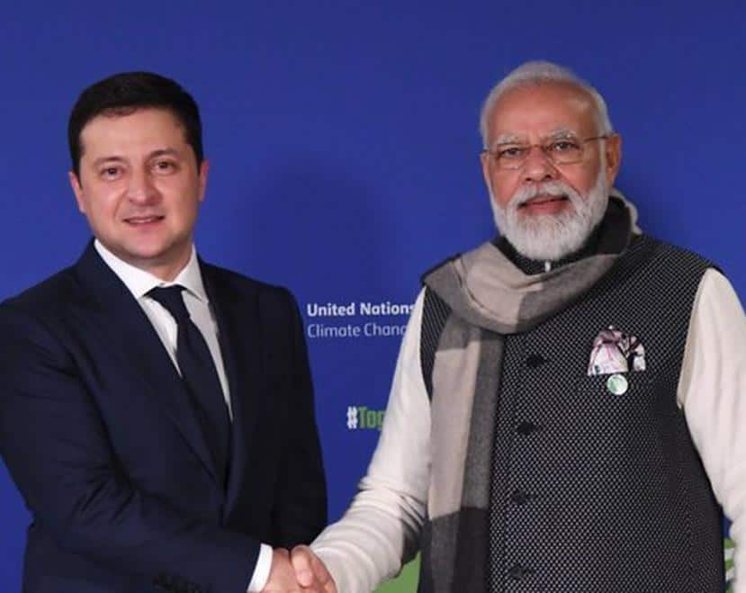 Russia Ukraine War : PM Modi and Ukraine President Zelenskyy hold Telephonic Conversation Russia-Ukraine War: યુક્રેનના રાષ્ટ્રપતિ ઝેલેંસ્કીએ અચાનક પીએમ મોદીને કર્યો ફોન, PMએ કહ્યું કે...