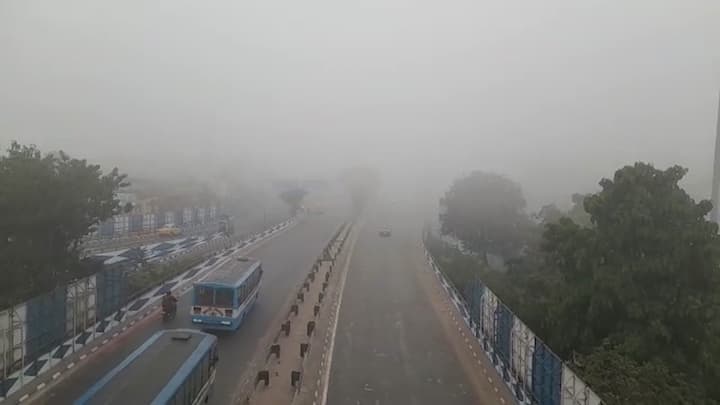 হাওড়া স্টেশন, হাওড়া ব্রিজ, দ্বিতীয় হুগলি সেতু এবং নবান্ন এলাকা এই শীতে প্রথম ঘন কুয়াশার চাদরে মোড়া ছিল। দৃশ্যমান্যতা কম থাকায় যানবাহনের গতি কম ছিল।