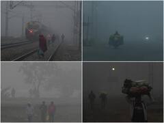 Cold Wave Sweeps North India, Biting Cold & Dense Fog In Parts Of Delhi, Punjab, UP & More — PICS