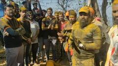 दोन टनाची शिवकालीन तोफ द्रोणागिरी किल्ल्यावर