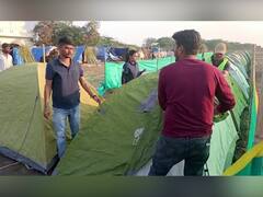 In Pics : ऊसतोड कामगारांसाठी नंदुरबारमध्ये इन्कलाब फाऊंडेशनकडून आधुनिक टेन्ट उपक्रम