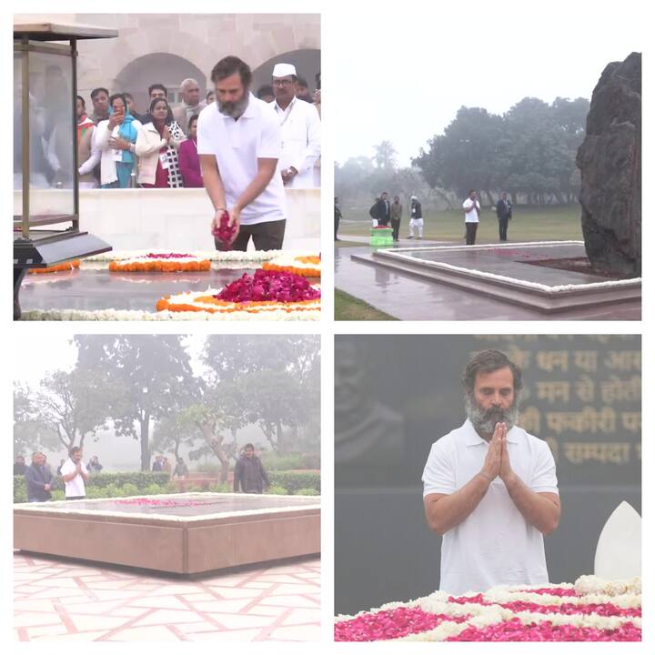 Rahul Gandhi-led Bharat Jodo Yatra entered Delhi on Saturday. Rahul Gandhi on Monday visited various memorials to pay floral tribute to former PMs of the nation.