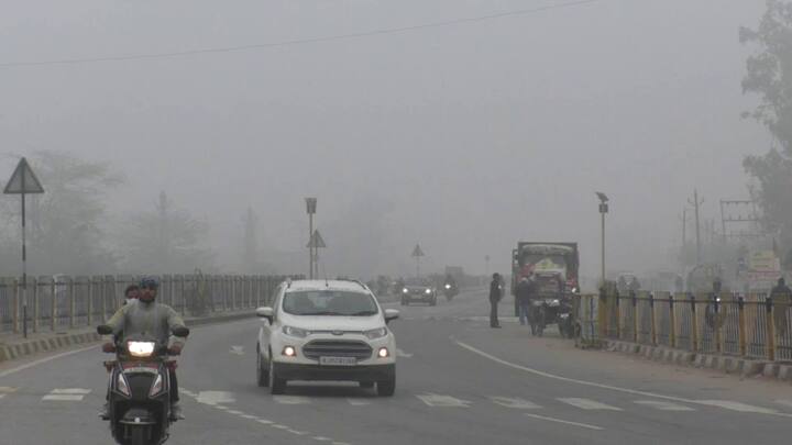 Rajasthan Weather News: राजस्थान के भरतपुर जिले में घने कोहरे का प्रकोप छाया हुआ है. इसके अलावा कोहरे के साथ-साथ ठंडी हवाओं ने आमजन का जीना मुश्किल कर रखा है.