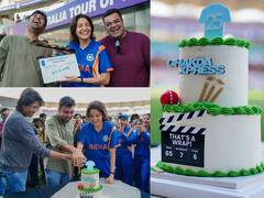 Anushka Sharma: சக்டா எக்ஸ்பிரஸ் பட ஷூட்டிங் ஓவர்...கொண்டாட்ட புகைப்படங்களை பதிவிட்ட நடிகை அனுஷ்கா ஷர்மா !