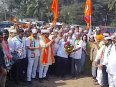 Maharashtra Ekikaran Samiti Agitation : महाराष्ट्र एकीकरण समितीचे आज धरणे आंदोलन; कार्यकर्त्यांचे कागलमध्ये जंगी स्वागत