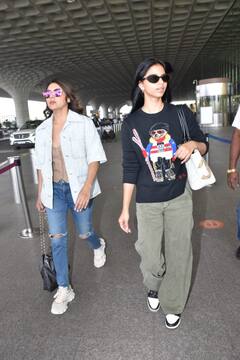 कैजुअल एयरपोर्ट लुक में Suhana Khan ने ढाया कहर....मां गौरी खान के साथ हुईं स्पॉट, देखें PICS