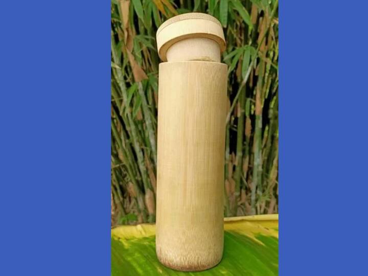 பிளாஸ்டிக் பாட்டில்களுக்குப் பதிலாக மூங்கில் பாட்டில்களை மாற்றலாம்