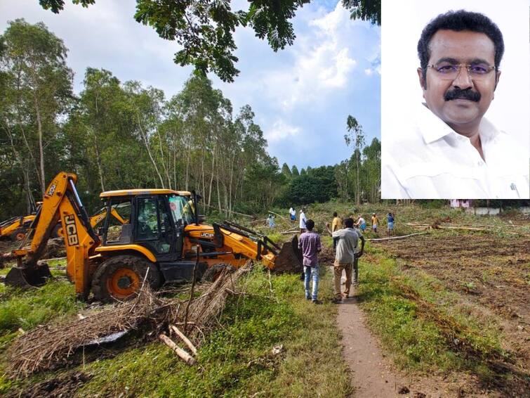 DMK MP Ramesh's property seized by a private bank in panruti cuddalore TNN கடலூர்: திமுக எம்பி ரமேஷுக்கு சொந்தமான இடம் தனியார் வங்கியால் ஜப்தி