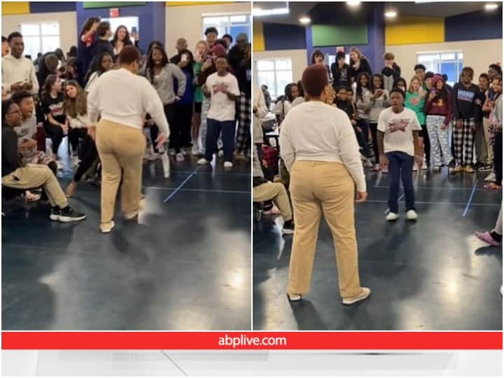 Amazing dance competition between teacher and student in a Florida school Video: टीचर-स्टूडेंट का क्लास में किया गया ये डांस वायरल हो रहा है... आप भी देखें वीडियो