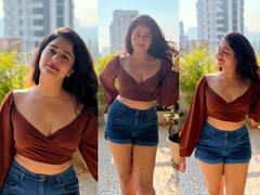 Poonam Bajwa: சூரியன் முன் நின்று போட்டோஷூட் செய்த பூனம் பாஜ்வா!