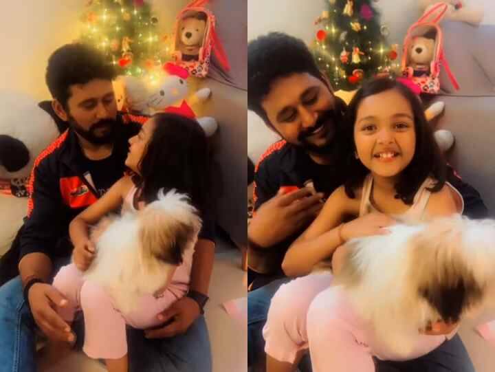 yash kumar spending quality time with her daughter after second marriage with nidhi jha anjana singh shares video Nidhi Jha से शादी के बाद बेटी के साथ पहली बार नज़र आए Yash Kumar, एक्स-वाइफ ने शेयर किया वीडियो