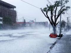 Severe Hailstorm Hits Assam's Dibrugarh, Over 500 Houses Damaged. See Pics