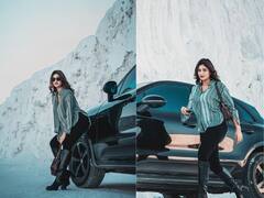 बर्फीले पहाड़ों के बीच स्टाइलिश अंदाज में दिखीं अंजलि अरोड़ा, कहीं घूमने जाएं तो आप भी कर सकती हैं इस लुक को कॉपी