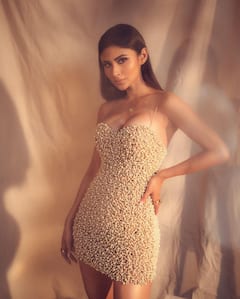 Mouni Roy Slips Into A Mini Pearl Dress - Check Out PICS