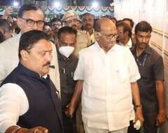 In Pics : तब्बल 24 वर्षानंतर प्रथमच शरद पवार पुण्याच्या 'काँग्रेस भवन'मध्ये; पहा फोटो