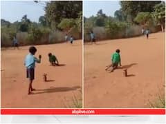 दोनों पैर से दिव्यांग होने के बाद भी बच्चे ने खेला क्रिकेट, जोश से भर देगा ये वीडियो