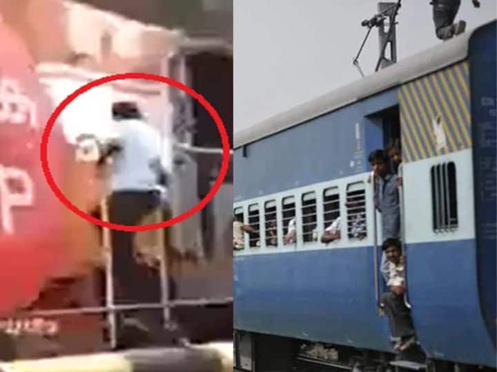 Viral Video railway driver stopped train midway and went to buy fish funny video goes viral on social media Viral Video : रेल्वेचालकाला झाली मासे खाण्याची इच्छा! मध्येच ट्रेन थांबवून केला 'हा' कारनामा! नेटकरीही आश्चर्यचकित