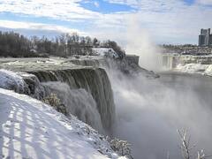 Niagara Falls Partly Freezes As Massive Winter Storm Hits US. In Pics